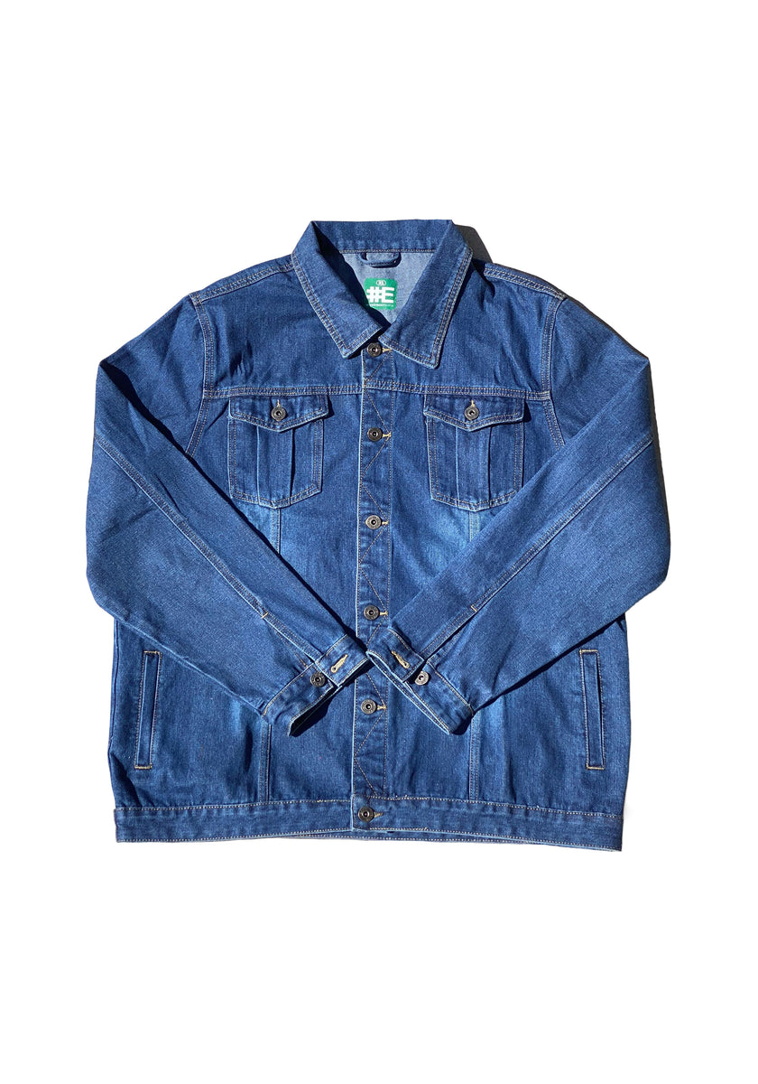 Burning Klansman Blue Denim Jacket – #EVERYBODYSKATES