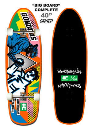 Gonzatas 40" "BIGBOARD" Signed Complete Skateboard (LIMITED OFFER)