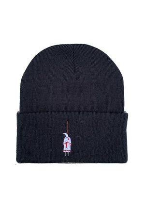 Hanging Klansman Embroidered Beanie – #EVERYBODYSKATES Hanging Klansman Embroidered Beanie – #EVERYBODYSKATES