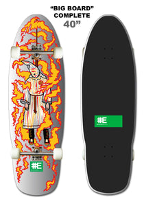 BB Burning Klansman 40" Big Board Complete (silver)