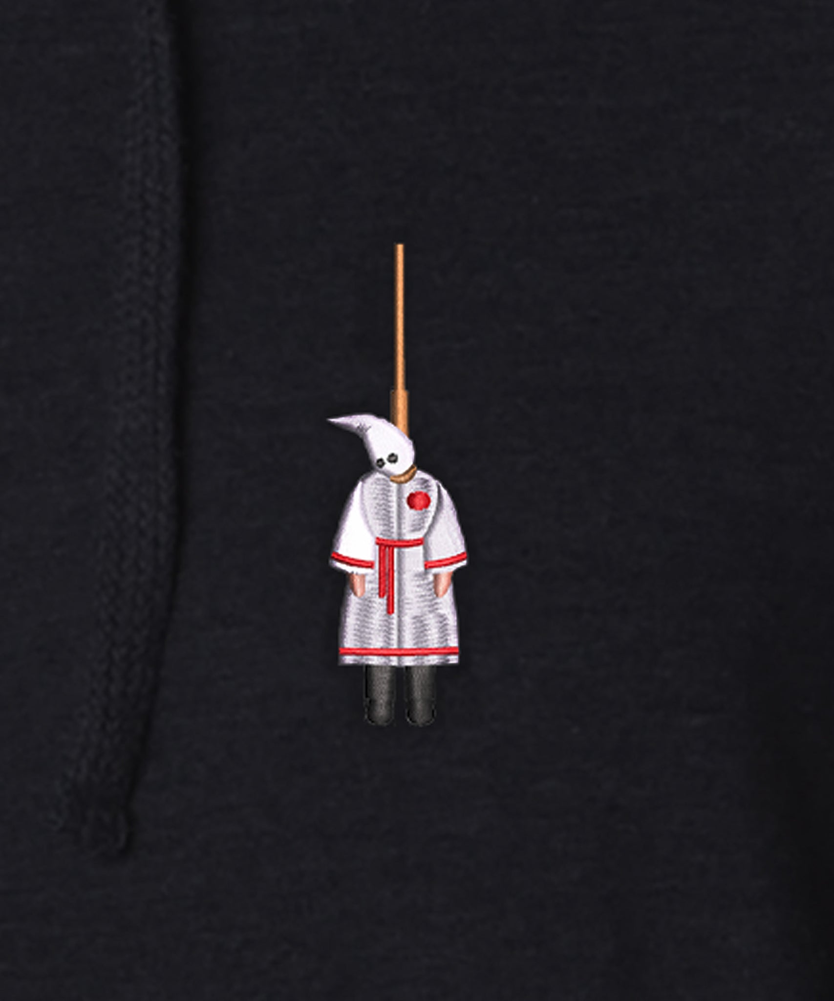 Hanging Klansman Embroidered Hoodie