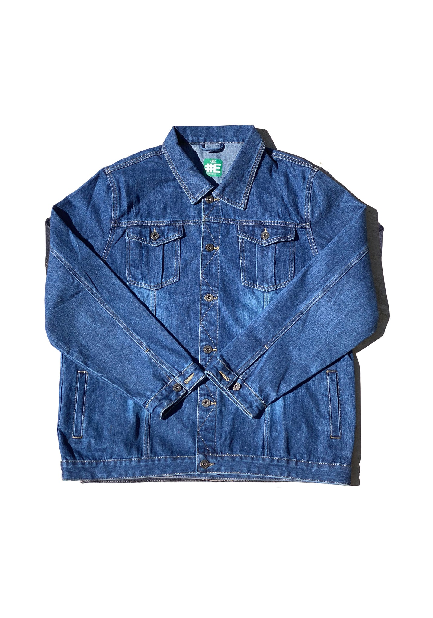 Burning Klansman Blue Denim Jacket – #EVERYBODYSKATES