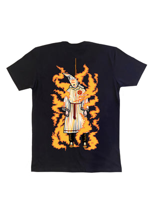 Burning Klansman Graphic T-shirt (BACK PRINT)
