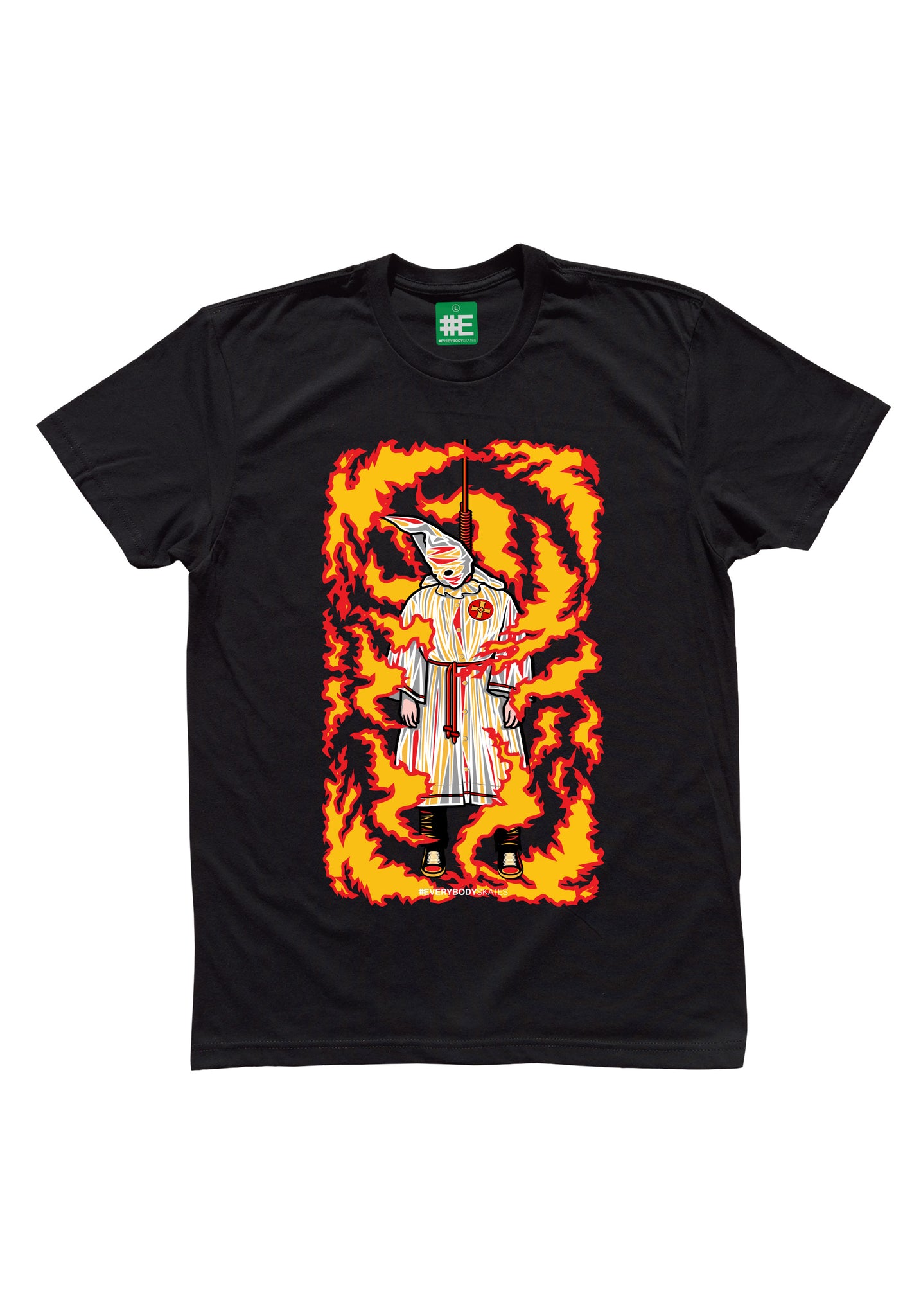 Burning Klansman Graphic T-shirt