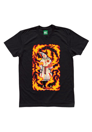 Burning Klansman Graphic T-shirt