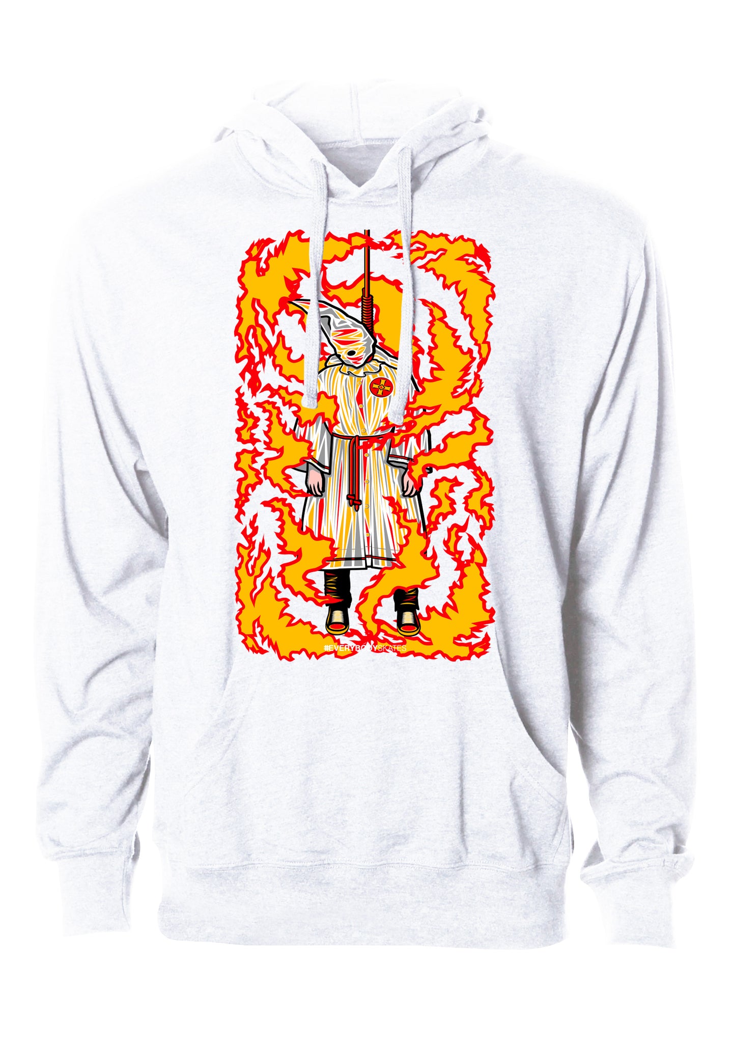 Burning Klansman Graphic Hoodie