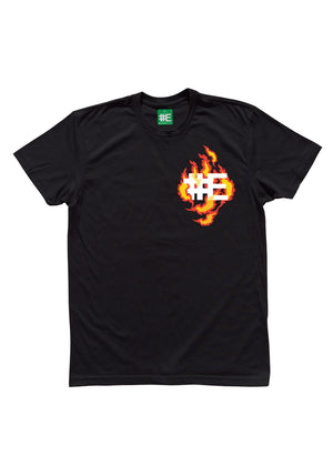 Burning Klansman Graphic T-shirt (BACK PRINT)