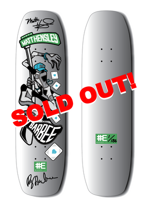 Matt Hensley X Ray Barbee Collab Deck (Silver)