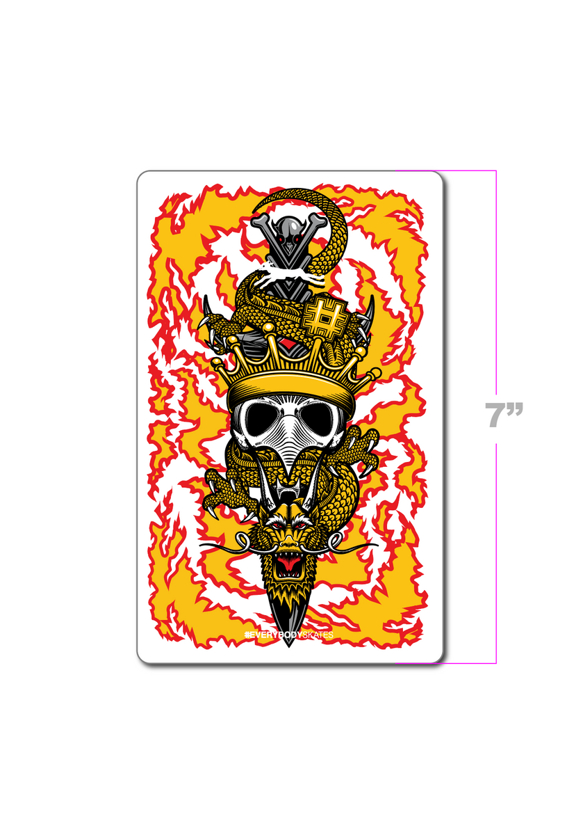 Mike Hawk Sticker – #EVERYBODYSKATES