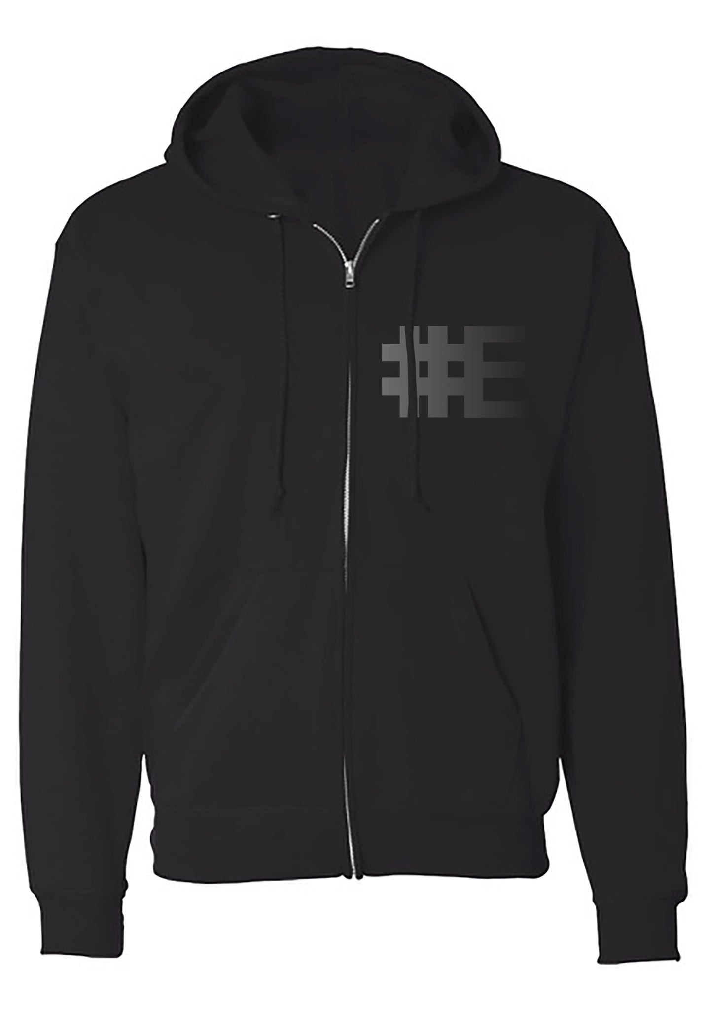 Burning Klansman Graphic Zip up Hoodie (back print)