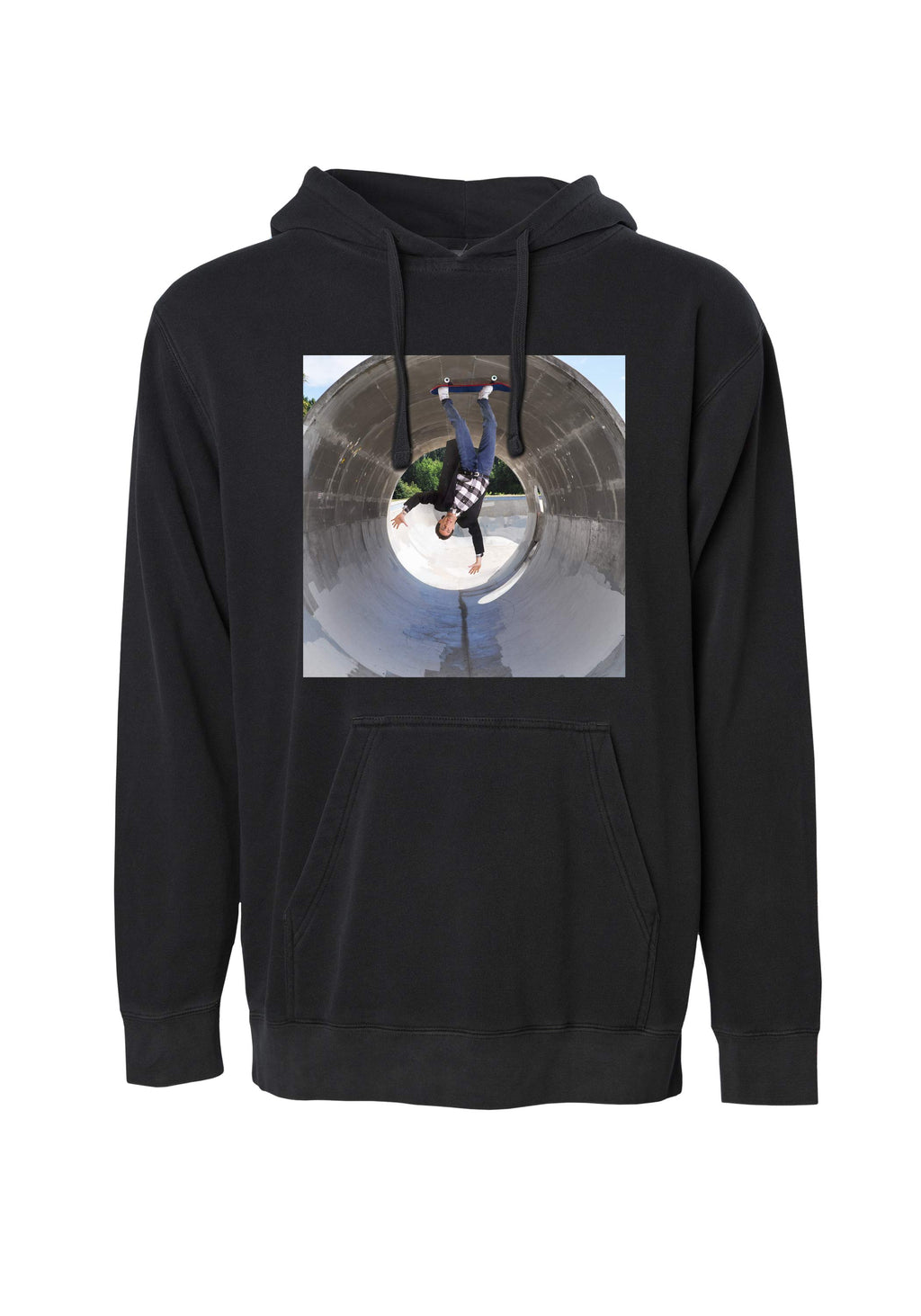 Loopy Graphic Hoody - Black