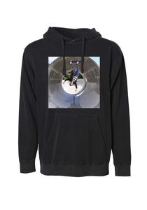 Loopy Graphic Hoody - Black