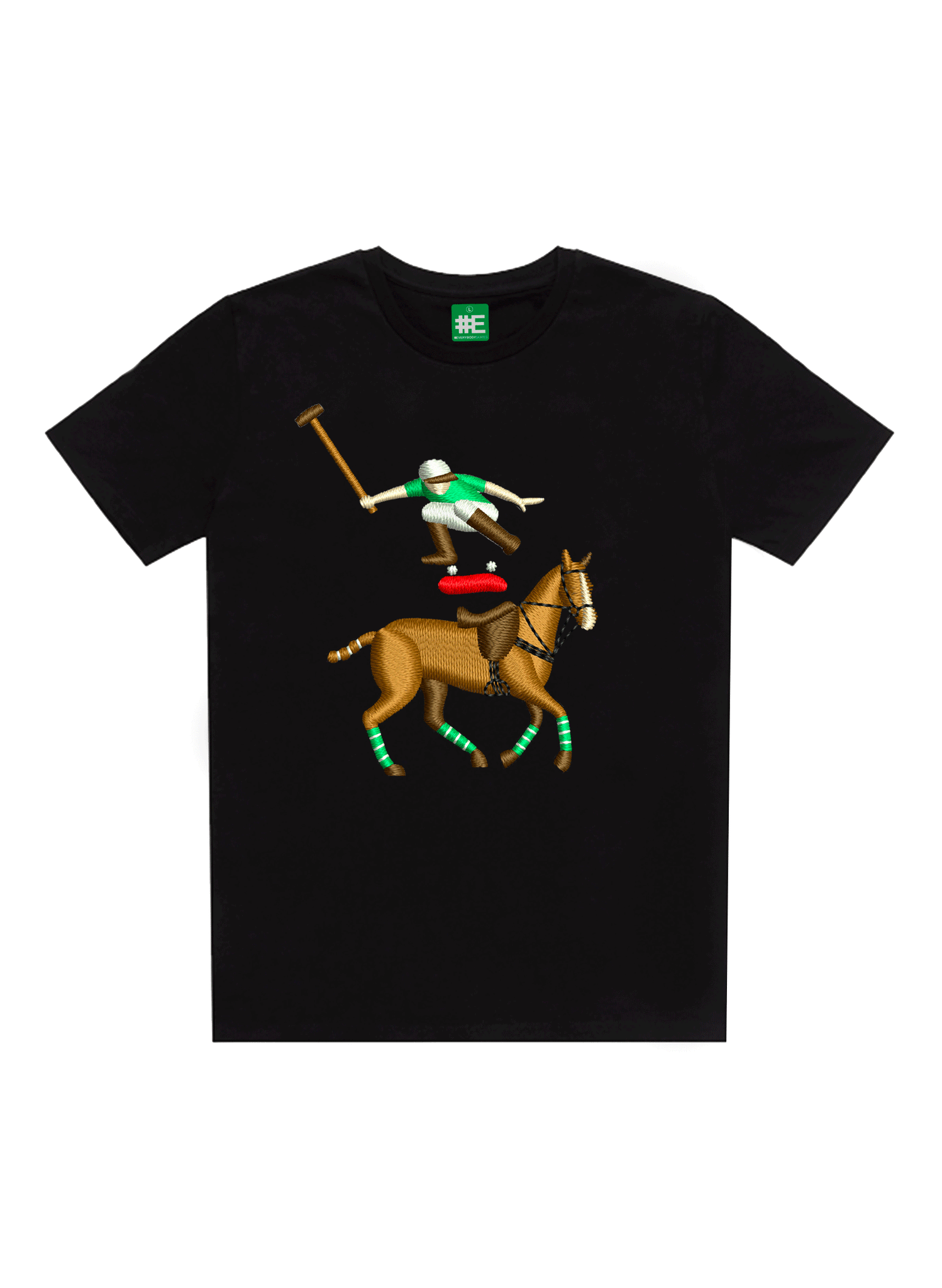 Leaper Embroidered Graphic T-shirt