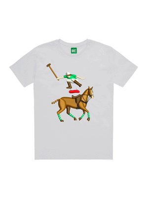 Leaper Embroidered Graphic T-shirt