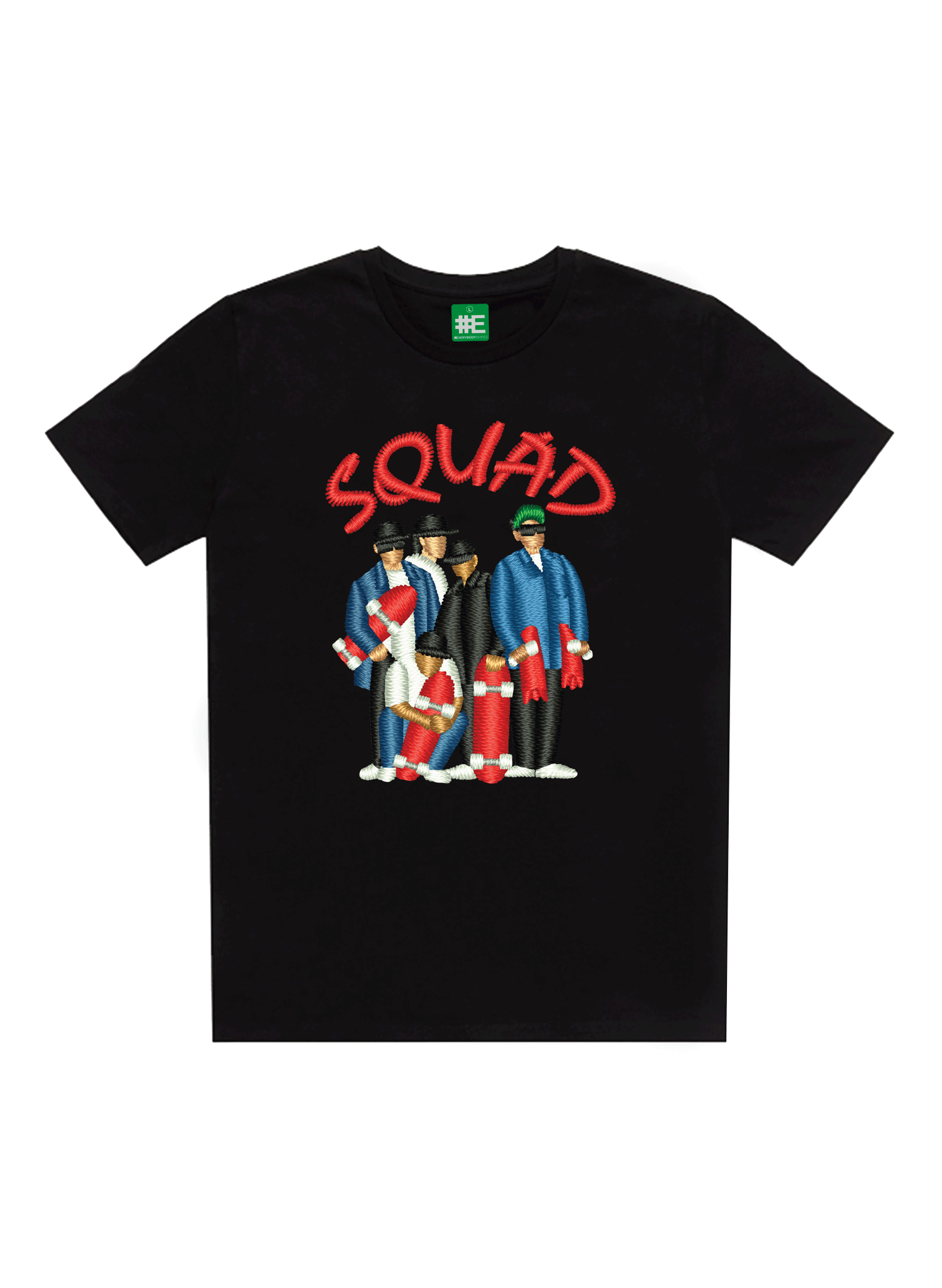 Squad Embroidered Graphic Tee
