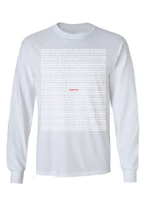 Thank You 2022 Long Sleeve Graphic T-shirt